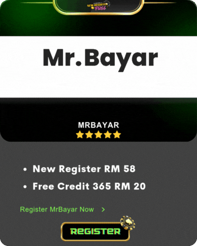 Mrbayar Free Credit RM50 - Malaysia Online Casino